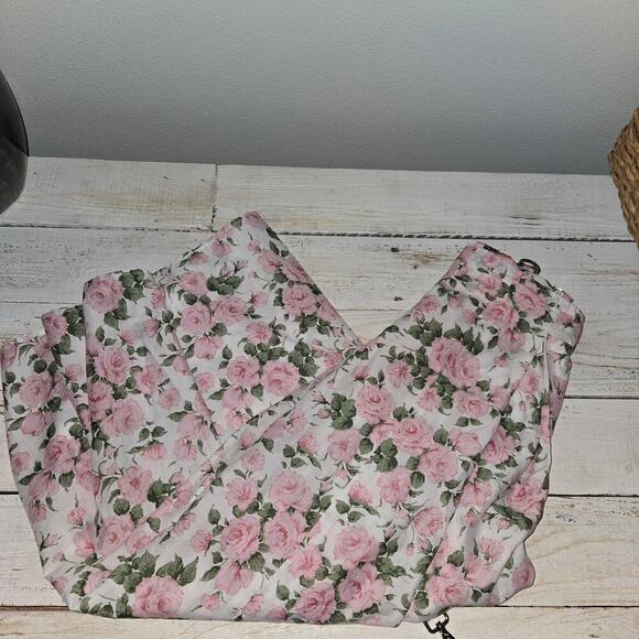 Dauphinette Hitched Cashin Inspired Hitched maxi skirt Pink Floral Coquette - Picture 11 of 12